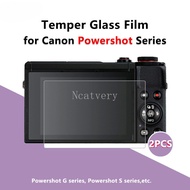 Camera Temper Glass Film for Canon Powershot Camera Screen Protector HD M10 M3 M5 100D G1X2 SX740 SX