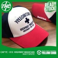 TOPI YELLOWCORN YC-013 NAVY TRICOLOR YELLOWCORN CAP