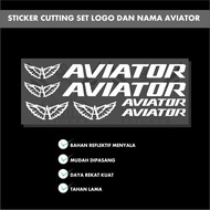 AVIATOR BIKE CUTTING STICKER AVIATOR BIKE STICKER SET