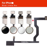 1Pcs ใหม่สำหรับ iPhone 7 8 Plus Home Touch ID Return ลายนิ้วมือปุ่มเชื่อมต่อเมนบอร์ด Flex Cable