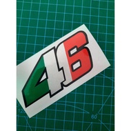 sticker 46 pantul cahaya / cutting sticker