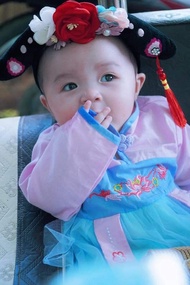 [HCM]Váy đầm Hanbok công chúa Hàn Quốc dễ thương cho bé yêu v28