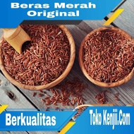 Benih padi beras merah super 2 Kg Bibit padi beras merah pulen