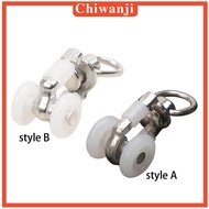 [Chiwanji] 10x Curtain Rail Track Pulley Door Window Accessories Curtain Track Gliders