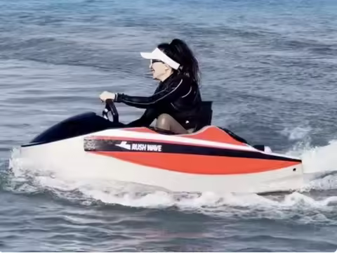 RUSH WAVE Outdoor Camping Entertainment Leisure Electric Mini sping Jet Electric Boat Water Kart Boa