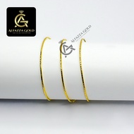 6K Gold Jewelry Carved Stick Bracelet