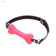 Bondage Boutique Silicone Dog Bone Gag Verstelbare Riem Effen Mond Gag Harnas Terughoudendheid Speeltjes Voor Paar Volwa