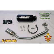 HONDA ADV 150 SC PROJECT FULL EXHAUST SYSTEM