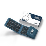Miffy F01 三折式藍牙鍵盤 - 深藍色 | 數字鍵＋觸摸板 雙模式切換 | 超薄5.6mm | 柔觸凹面鍵帽 | 香港行貨