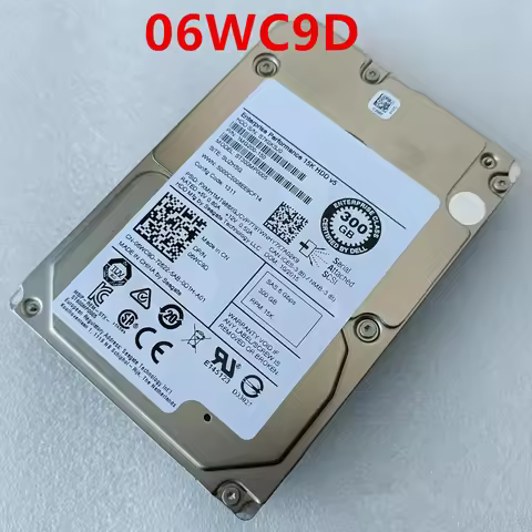 New Original Hard Disk For Dell 300GB 2.5" 64MB SAS 15000RPM For Server HDD For 06WC9D 6WC9D ST300MP