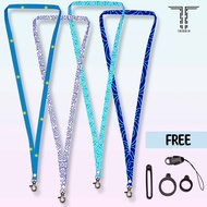 Aesthetic lanyard girls lanyard/ lanyard strap/ strap/ hp 3pcs lanyard/ Oring and HP hook TRB3