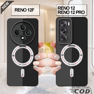 Oppo RENO 12 case _ oppo RENO 12F case _ oppo RENO 12 PRO case - black silicone casing flexibleBENIN
