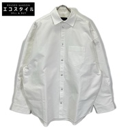 Balenciaga 24 Years 794462 白色超大長袖襯衫 XXS [二手]
