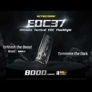 NITECORE EDC37 Ultimate Tactical EDC Flashight 8000 Lumens 18W USB-C Rechargeable Troch Light Built-