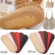 AY8M-1PC Oval Crochet Bag Base Bag Bottom Inserts, For Handbag And Purse Base Reinforcement, Crochet