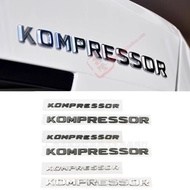 Suitable for Mercedes-Benz C-Class E-Class C200 C180 E300 Rear Tail Logo KOMPRESSOR Car Logo Logo Ca