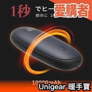 🔥更新款🔥日本 Unigear 暖手寶 充電式 暖暖包 電暖 懷爐 冬天 保暖 保溫 電子螢幕 1秒加熱