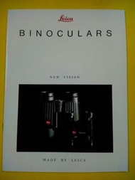 1989年西德/葡萄牙(望遠鏡)  Leica Leitz 原廠28頁 Leica Binoculars 望遠鏡宣傳目錄 Catalogue ,  已 30 多年了，1989 年剛剛是東西德合併,  最後用西德製造 Made in West Germany.  箂卡 Leica 望遠鏡是很受歡迎的， 基本上和 Carl Zeiss 蔡司同價，Chin目錄都比相機目錄厚身，而且附上有很多美麗的照片。 所以 Catalogue 相對是很多朋友夢寐以求和高度收藏價值，何況新淨幾乎全新