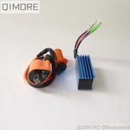 Performance CDI & Ignition Coil for 2 stroke Minarelli 1E40QMB Scooter Moped JOG50 3KJ JOG90 Vento Z