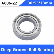 10pcs/lot 6006ZZ deep groove ball bearing 6006-2Z shielded steel ball bearings 30*55*13 mm