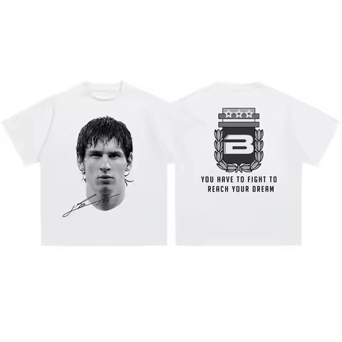Cristiano Ronaldo Neymar Football Casual T-shirt Men's and Women's Luxury Brand Top