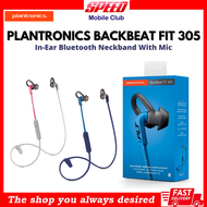 Plantronics BackBeat Fit 305 Neckband | Wireless In Ear Headphone With Mic | 1 Year Warranty