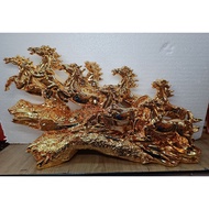 Large 8 horses figurine Large Eight Horses Large Gold Eight horses statue Gold Horses statue 2026