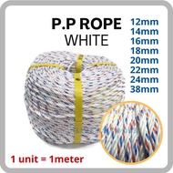 [Meter] 12-38mm PP Rope / Polypropylene Rope / Nylon Rope / Tali 12mm 14mm 16mm 18mm 20mm 22mm 24mm 38mm