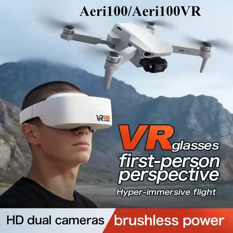 Original Aeri100/Aeri100VR Remote Control Drone WIFI RC Dron Quadcopter Obstacle Avoidance 8K HD Dua