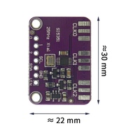 Signal Generator Module Si5351 I2C DC 3V-5V High Frequency