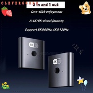 CLEVERHD HDMI Splitter, Bidirectional High-definition HDMI Switch, Advanced 4K@120HZ Two-In One-Out 