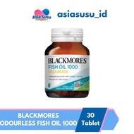 BLACKMORES ODOURLESS FISH OIL OMEGA 3 1000 MG 6 9 MINYAK IKAN DHA