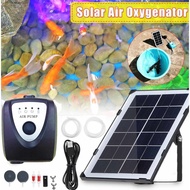 Solar Powered Oxygenator Water Oxygen Pump Pond Aerator Aquarium Air Pump Solar Panel Water Pump Gar