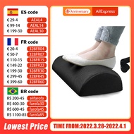 Semicircle Foot Rest Pad Slow Rebound Leg Pad Office Ottoman Woman Side Sleeping Knee Pillow Footrest Massage Support