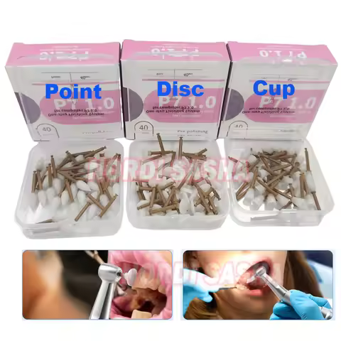 40Pcs/Box Dental Enhance Finishing & Polishing System Composite Resin Polishing Points/Points/Disc G