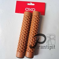 OXO HFT 058A Waffle Style Grip with End Cap / HANDPAD HANDGRIP HANDSPAT BICYCLE WAFER MOTIF