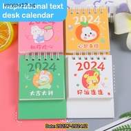 [Veryjoa] New 2024 Mini Desk Calendar Office School Supplies Calendar Desk Calendar Monthly Planner Desk Accessories Decor Record [SG]