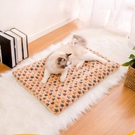 Pet 3D Printed Plush Mat Small Dog Cat Thickened Warm Soft Pet Mattress