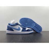 Air 1 Low "Washed Denim" DM8947-100 Sports Basketball Shoes DM8947-100