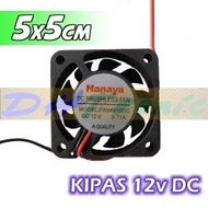 DC Fan 5cmx5cm DC Fan 12V 5cm 5x5 Cm