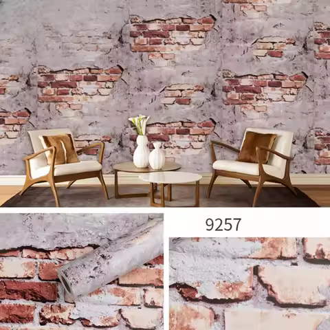 TV Background Wall Home Decoration Wallpaper 3d Brick Pattern Wall Sticker Wallpaper Self-adhesive B