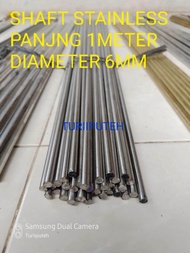 as stainless 6mm 1meter
