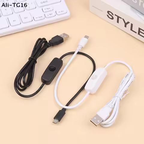 USB Type-C Extension Cable With On Off Switch USB To Type C Extension Cable For USB Lamp USB Fan LED