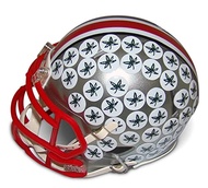 Ohio State Buckeyes New Chrome Flash Limited Edition Revolution Speed Mini Football Helmet Ohio Stat