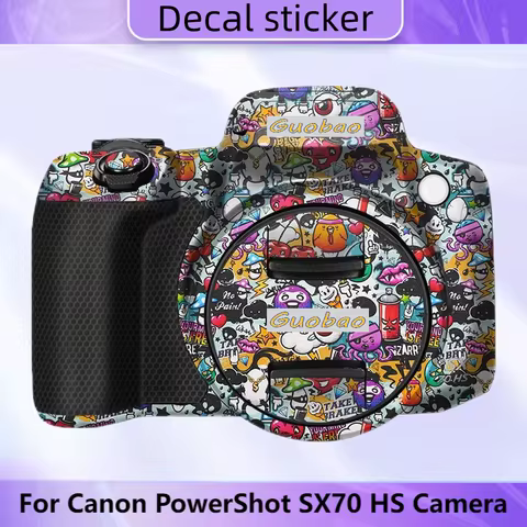 For Canon PowerShot SX70 HS Camera Skin Protective Film SX70HS Camera Premium Decal Skin Anti-Scratc