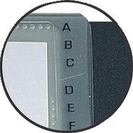 Exacompta - Ref 75034E - Box of 5 Removable Spiral Business Card Sleeves - Comes with 20 Removable S