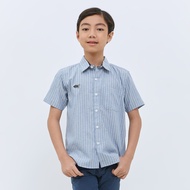 KEMEJA M231 Boys Short Blue Stripe Shirt 0180D