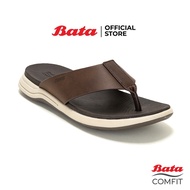 Bata บาจา Comfit รองเท้าแตะเพื่อสุขภาพหูหนีบ รองรับน้ำหนักเท้าได้ดี สวมใส่ง่าย รุ่น BAMBOO สีน้ำตาล 