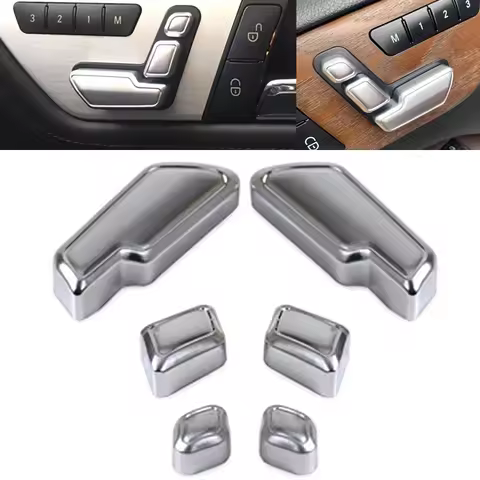 Car Seat Adjust Button Switch Cover Trim Replacement for Mercedes Benz old C E-Class GLK GLA CLS ML 