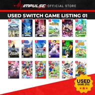 PG Branch - NSW Nintendo Switch Used Game Listing 01 Mario/Pokemon/Zelda/Xenoblade/Demon Slayer